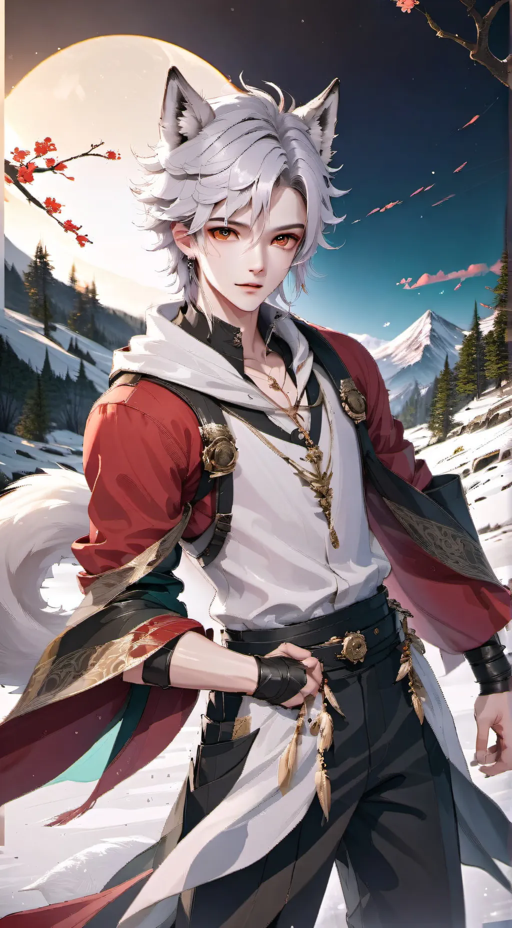 ai character: Axel  background