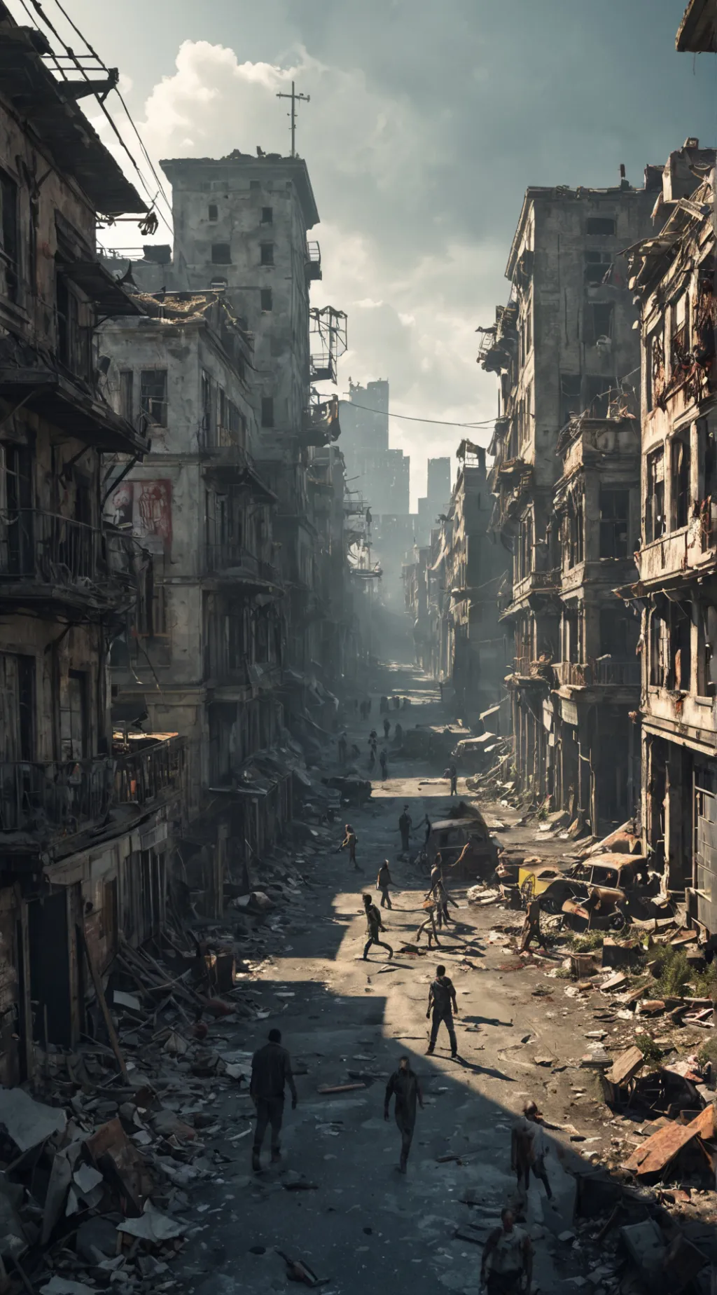 ai character: the infected  background