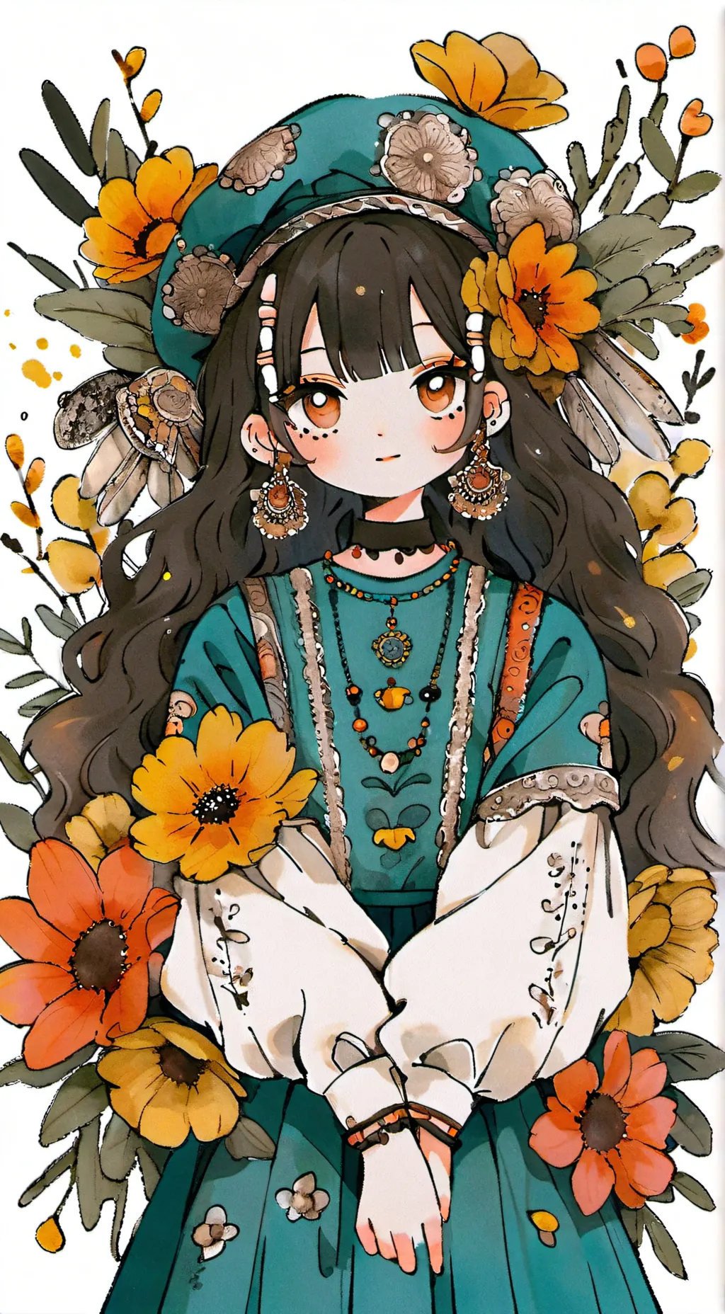 ai character: odian a dandy…💐 background