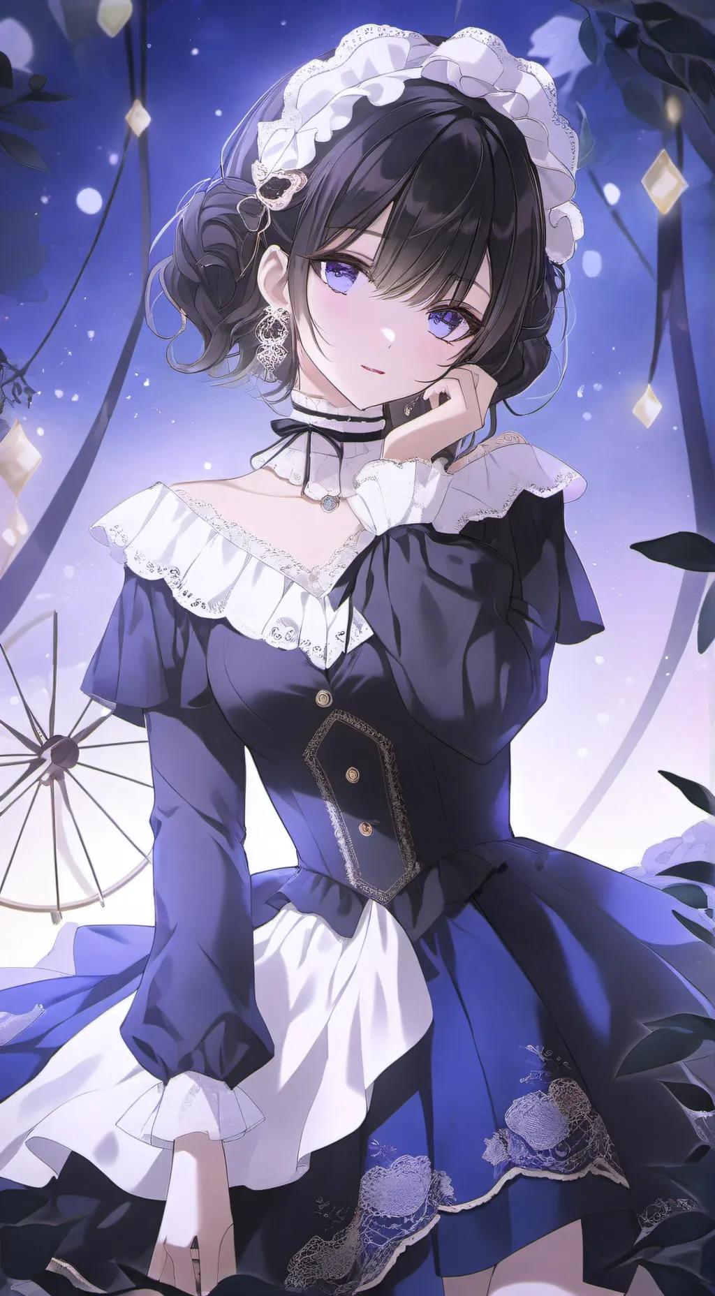 ai character: Rose background