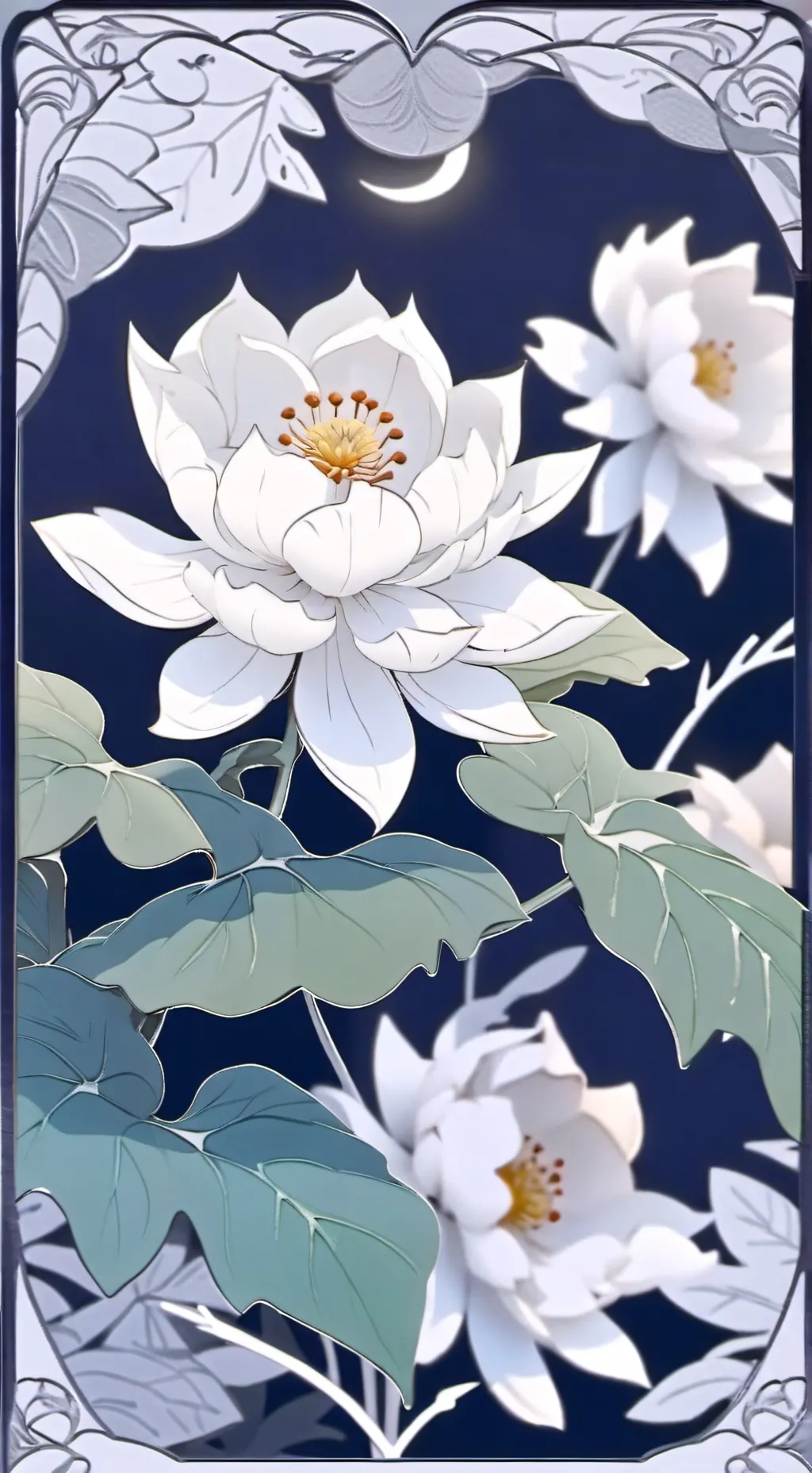 ai character: Flowermoon background