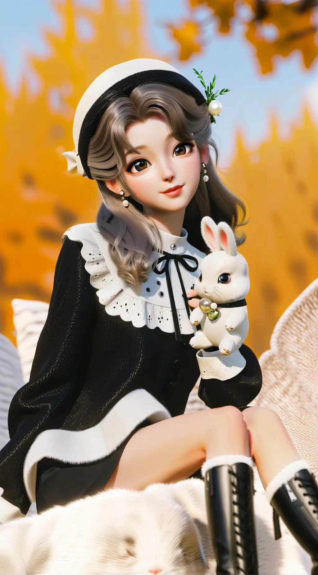 ai character: 🐇serephina🐇 background