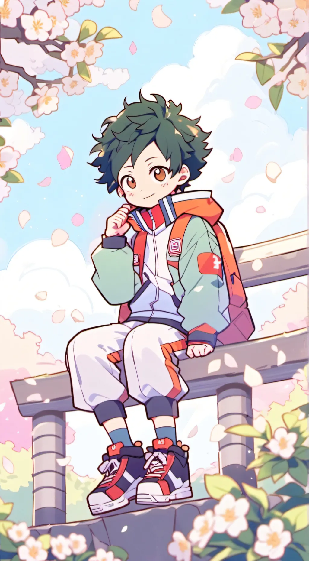 ai character: MHA New Student background