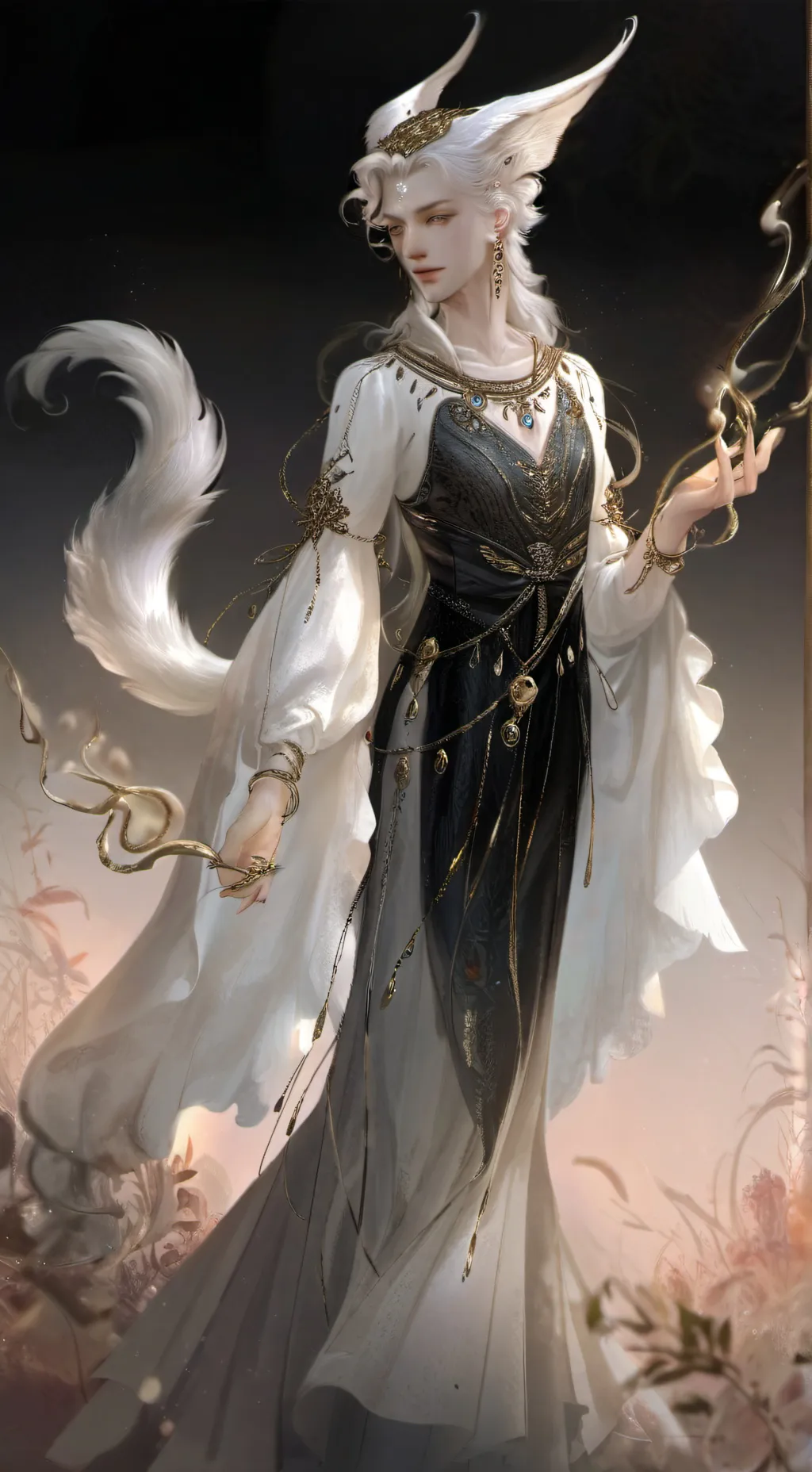 ai character: grow-a-tail background