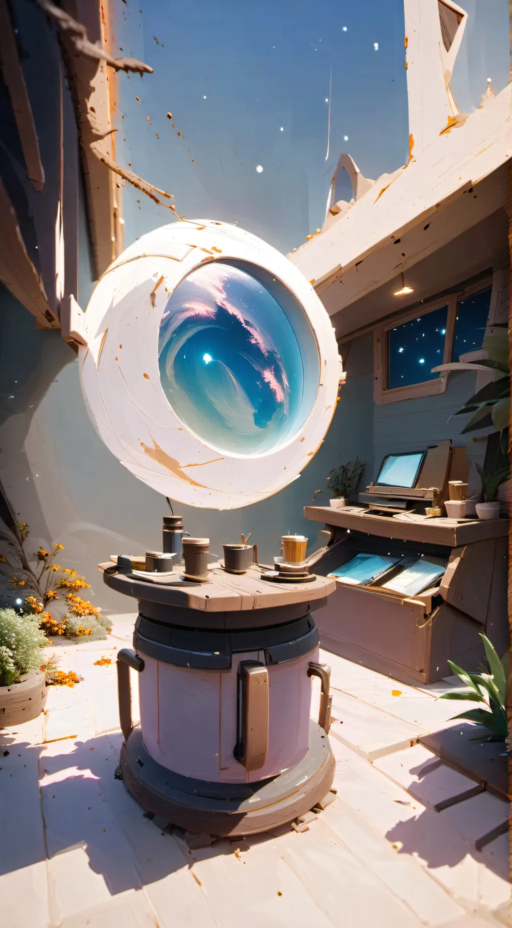 ai character: Mystery background