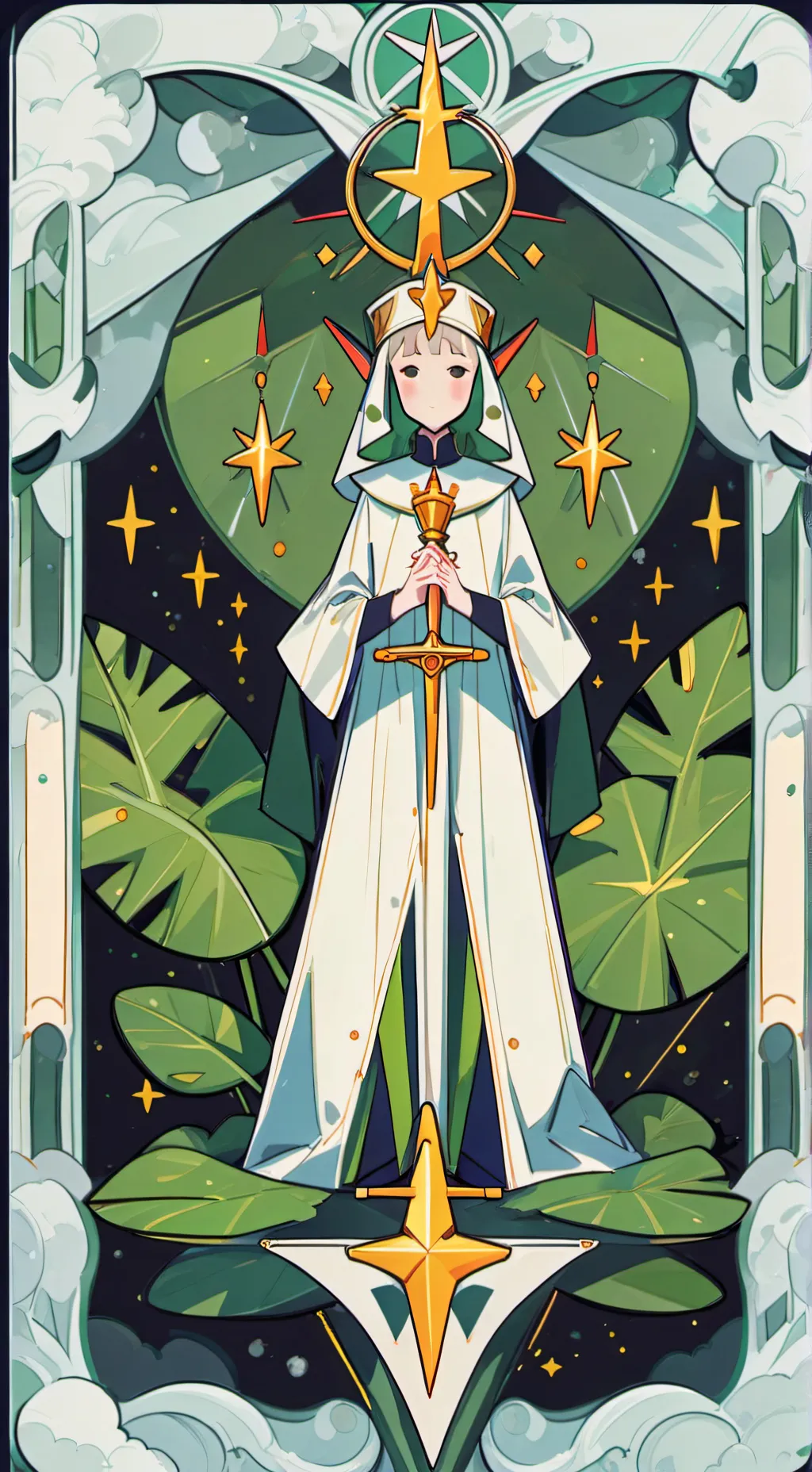 ai character: twisted daisy  background