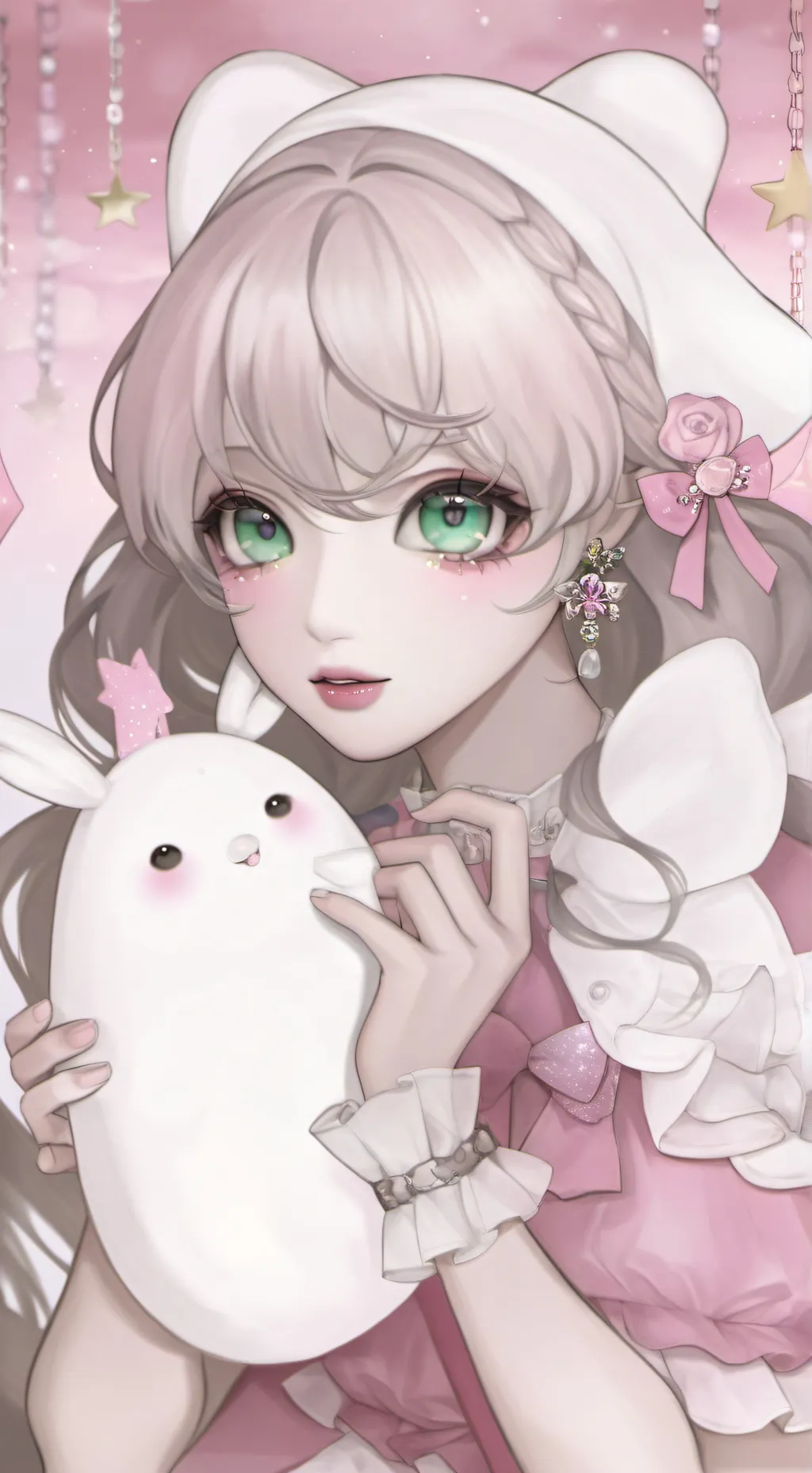 ai character: Luna background