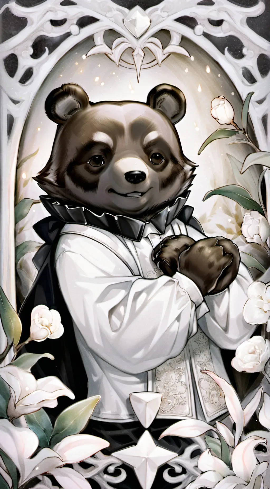 ai character: poo bear  background