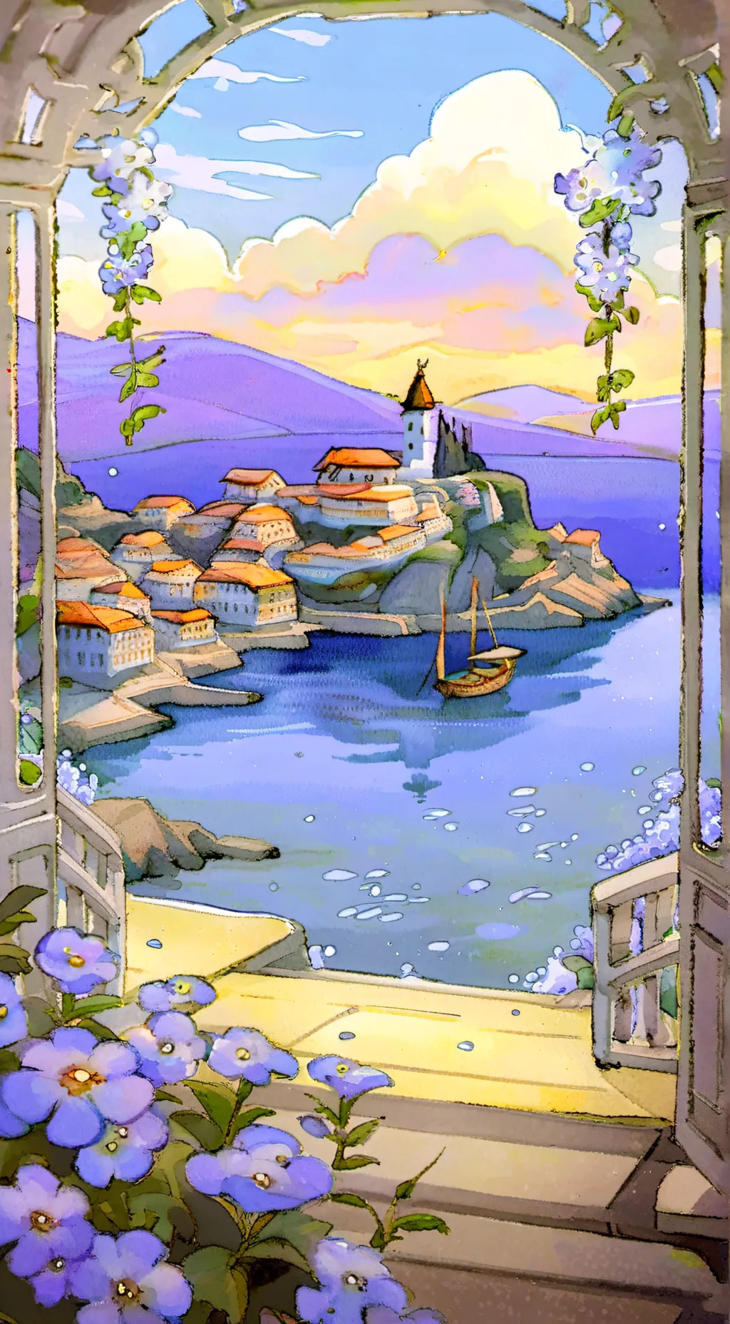 ai character: New story background