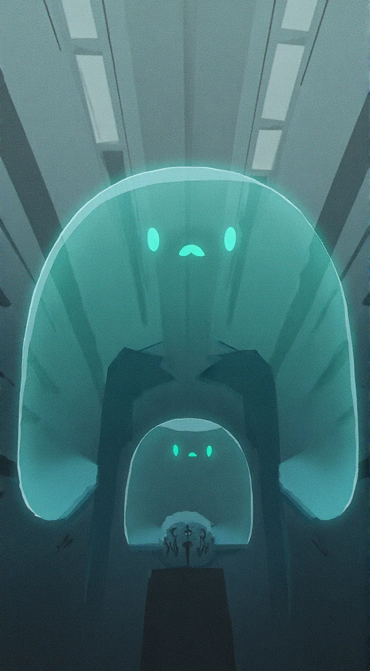 ai character: SPOOKY GHOST background