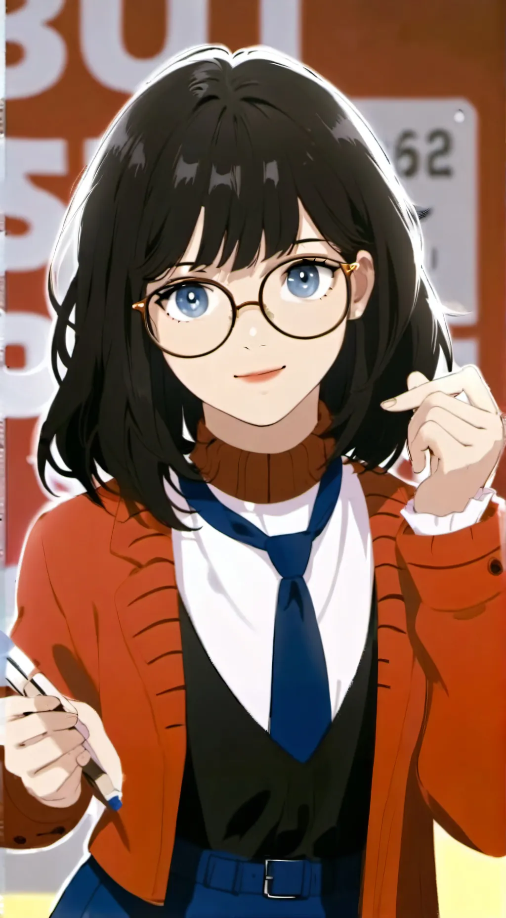 ai character: Violeta  background