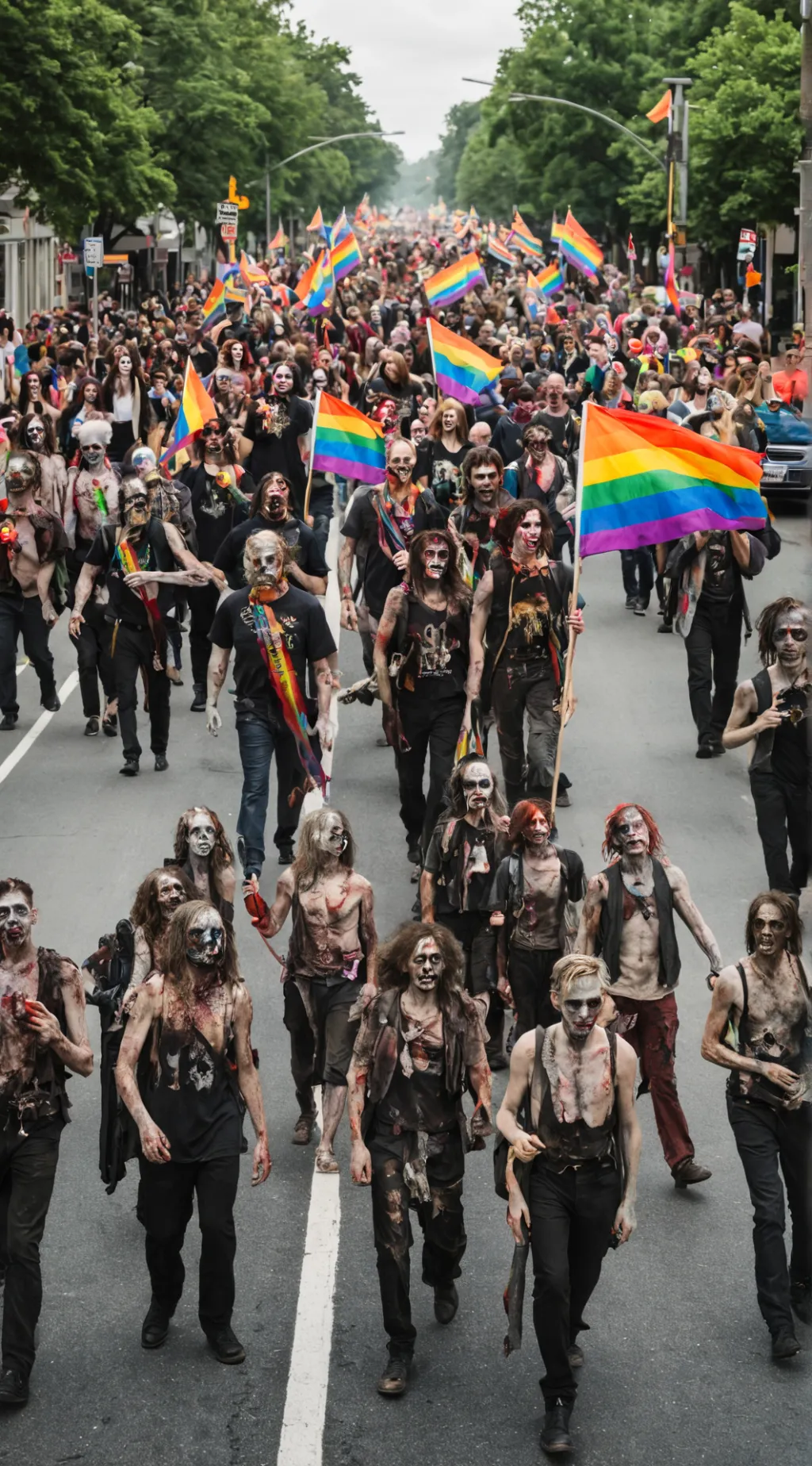 ai character: Zombie Pride background