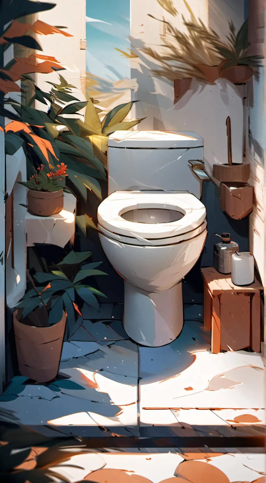 ai character: SHIT background