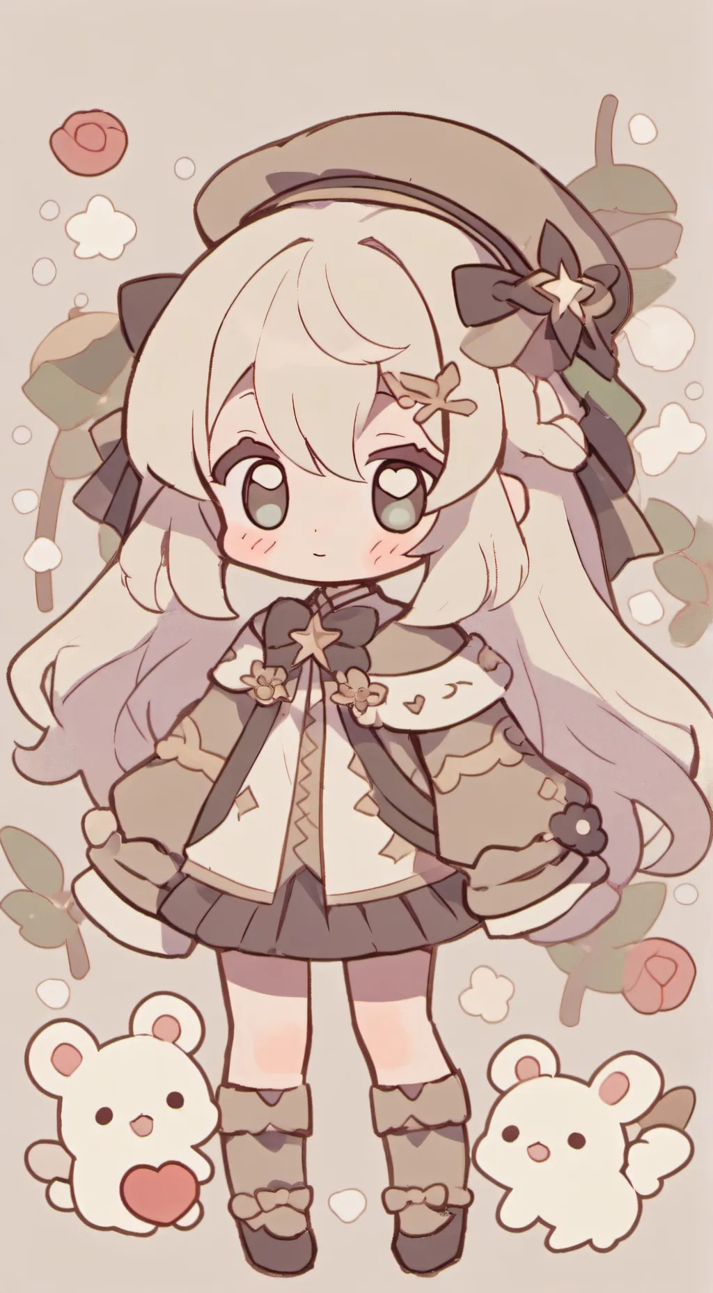 ai character: maid x mafia boss background