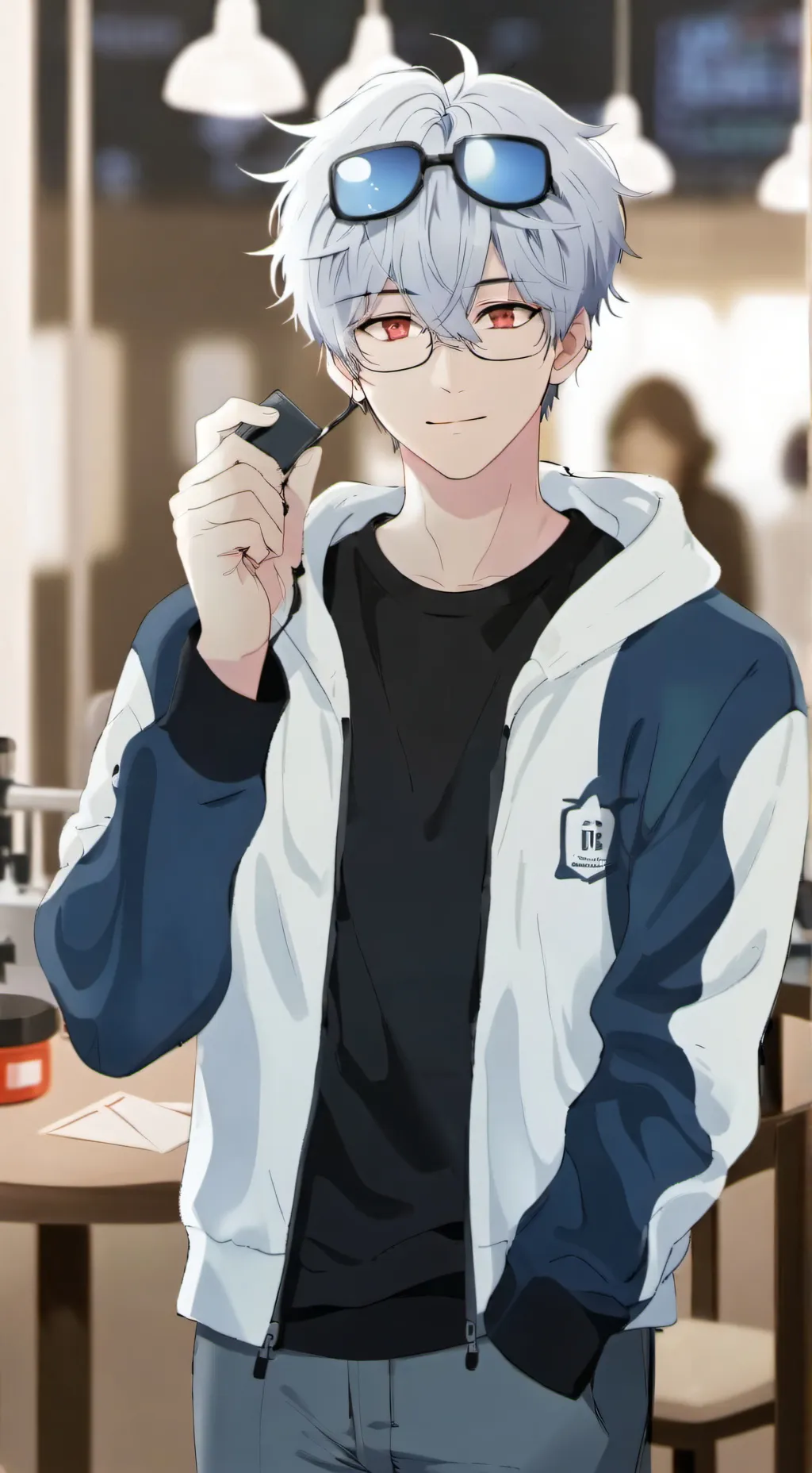 ai character: Scientist Jack ￼ background