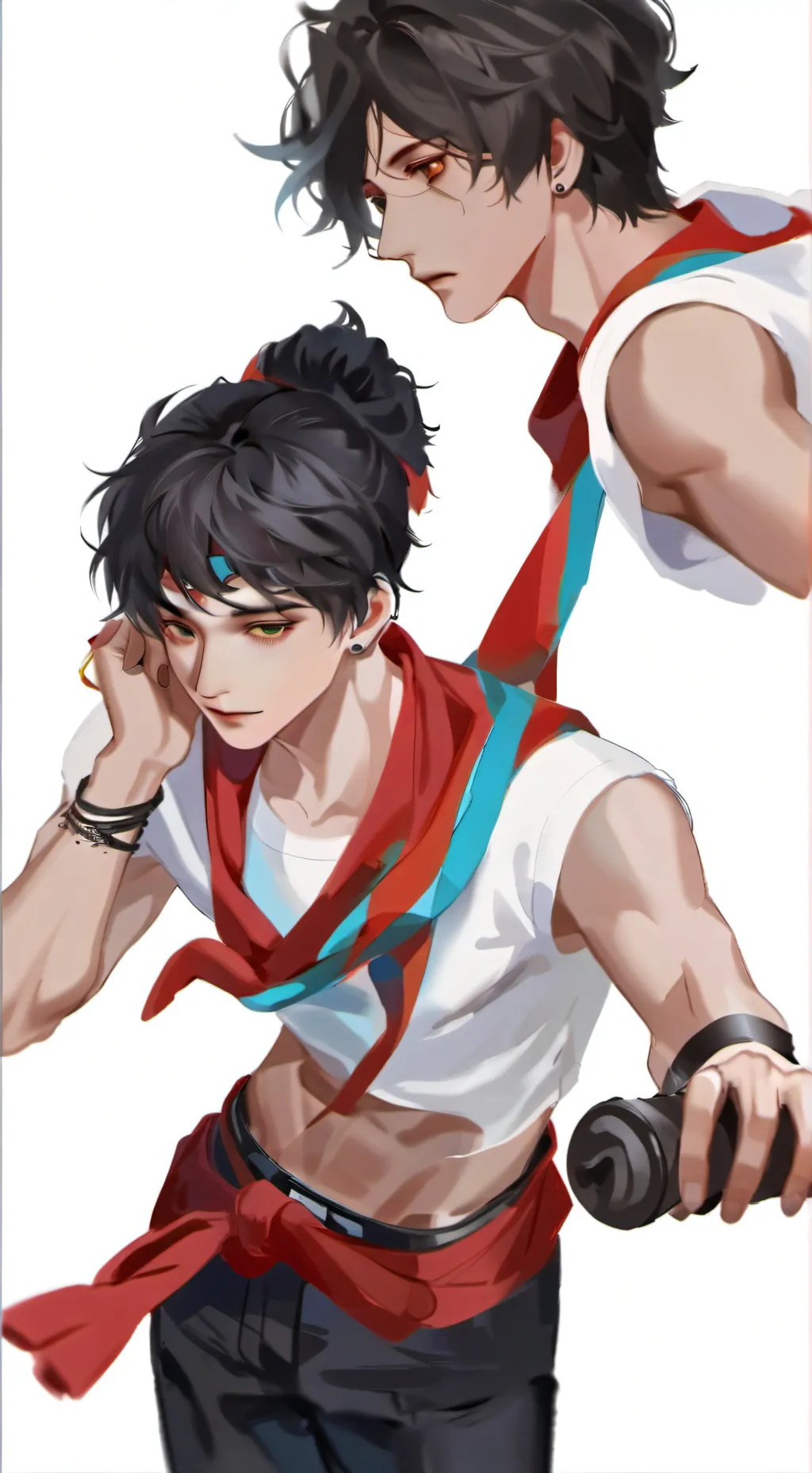 ai character: mystery  background