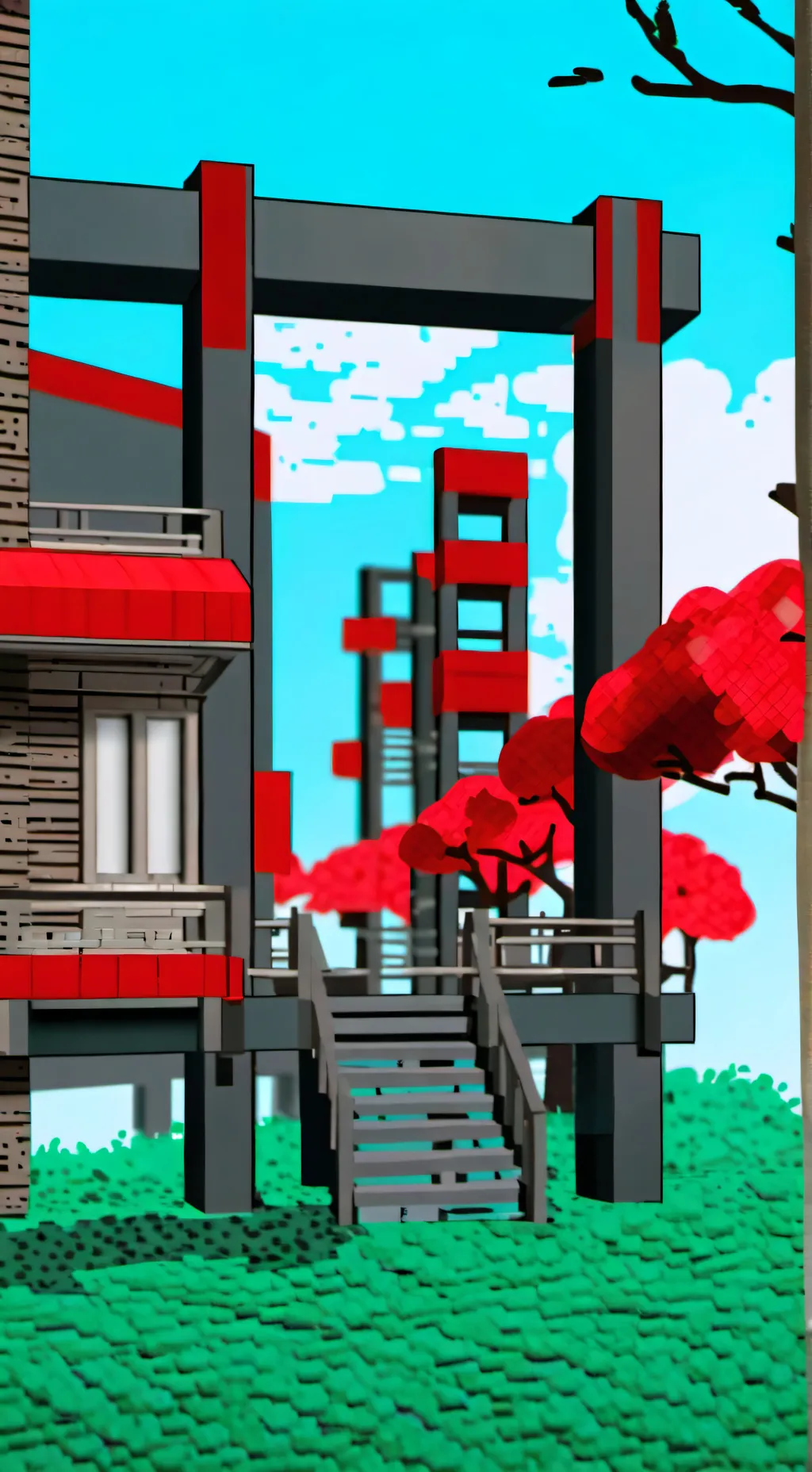 ai character: Aqua animation 2 background