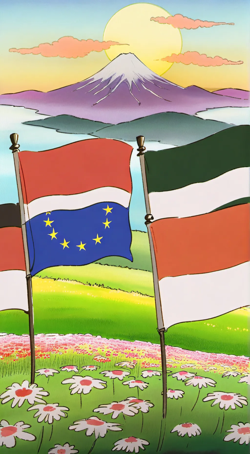 ai character: GermanyX Poland ♥️ background