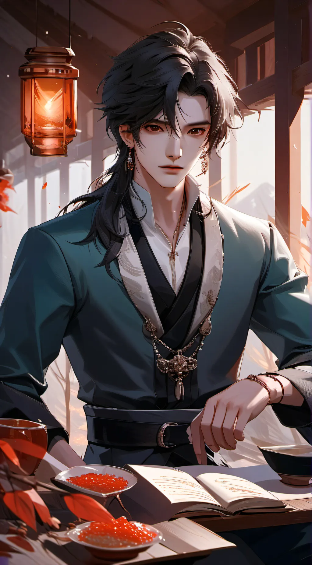 ai character: Kakashi and gojo  background