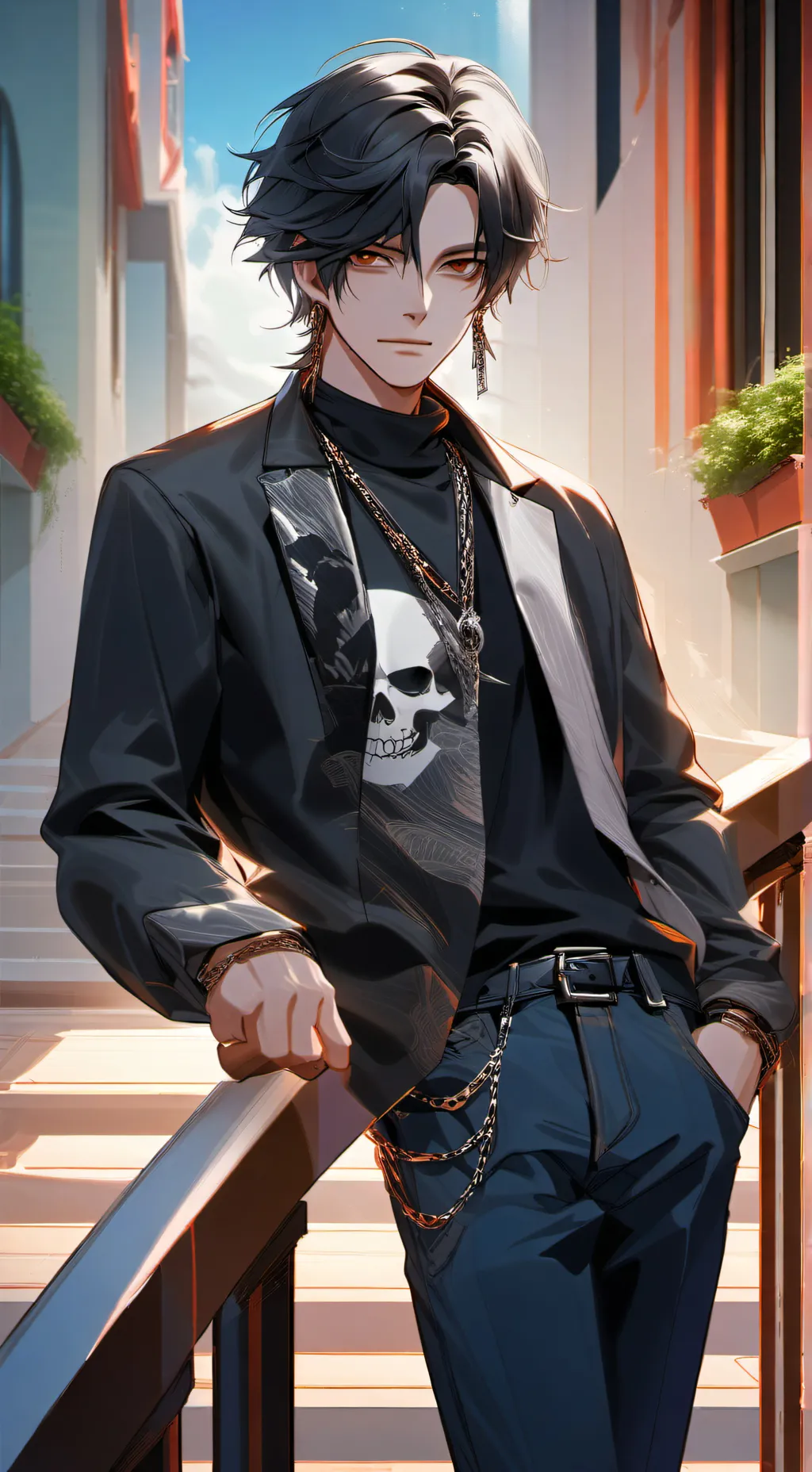 ai character: Aron background