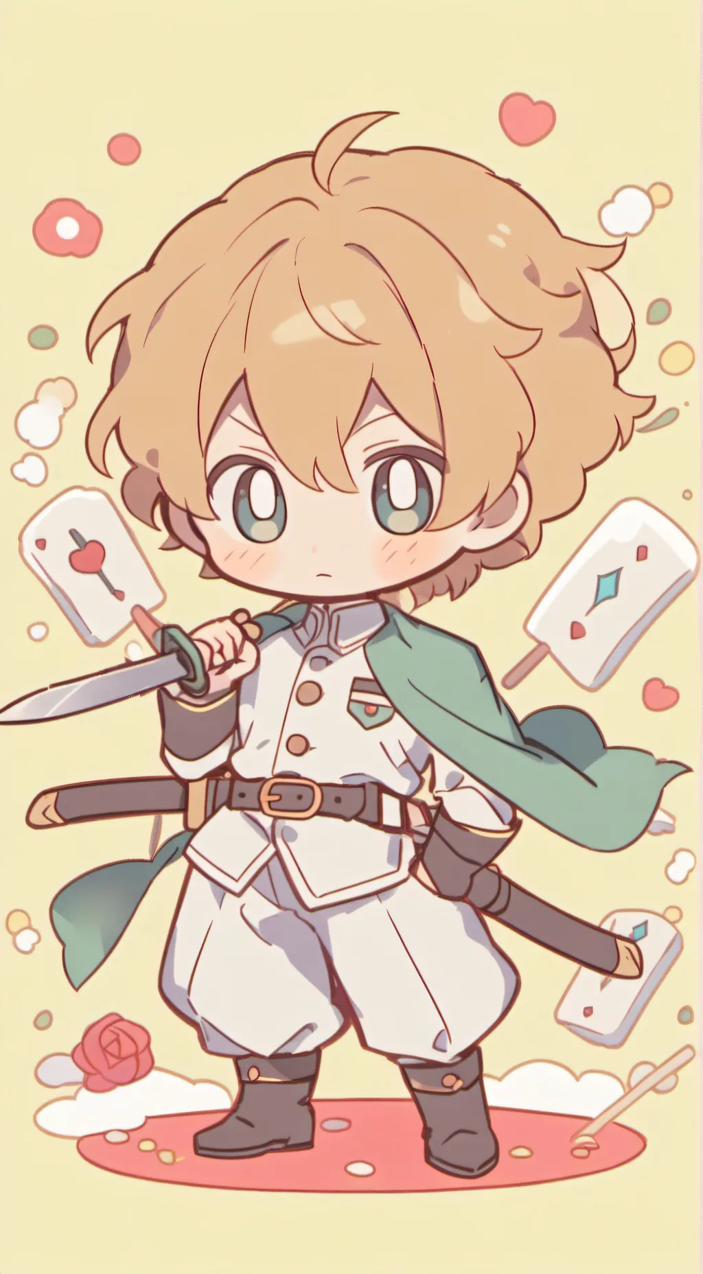 ai character: Mark background