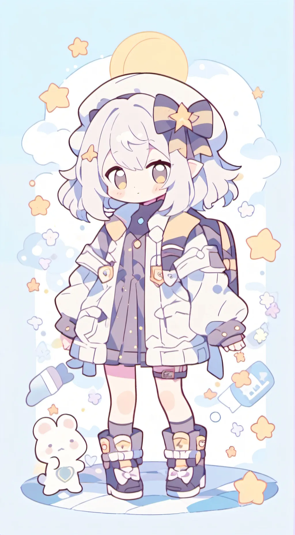 ai character: Summer  background