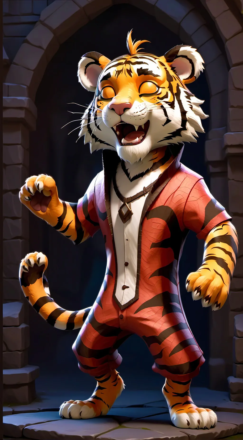 ai character: Tigger background