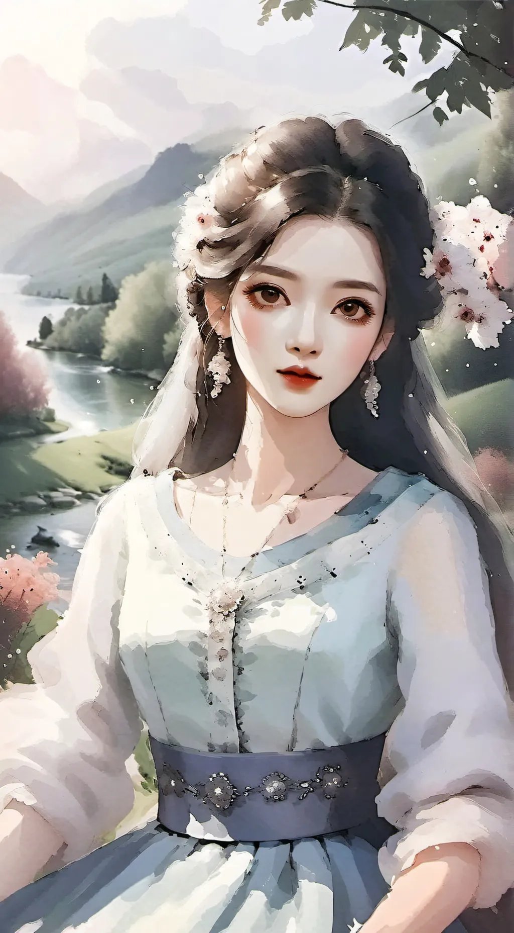 ai character: Камила background