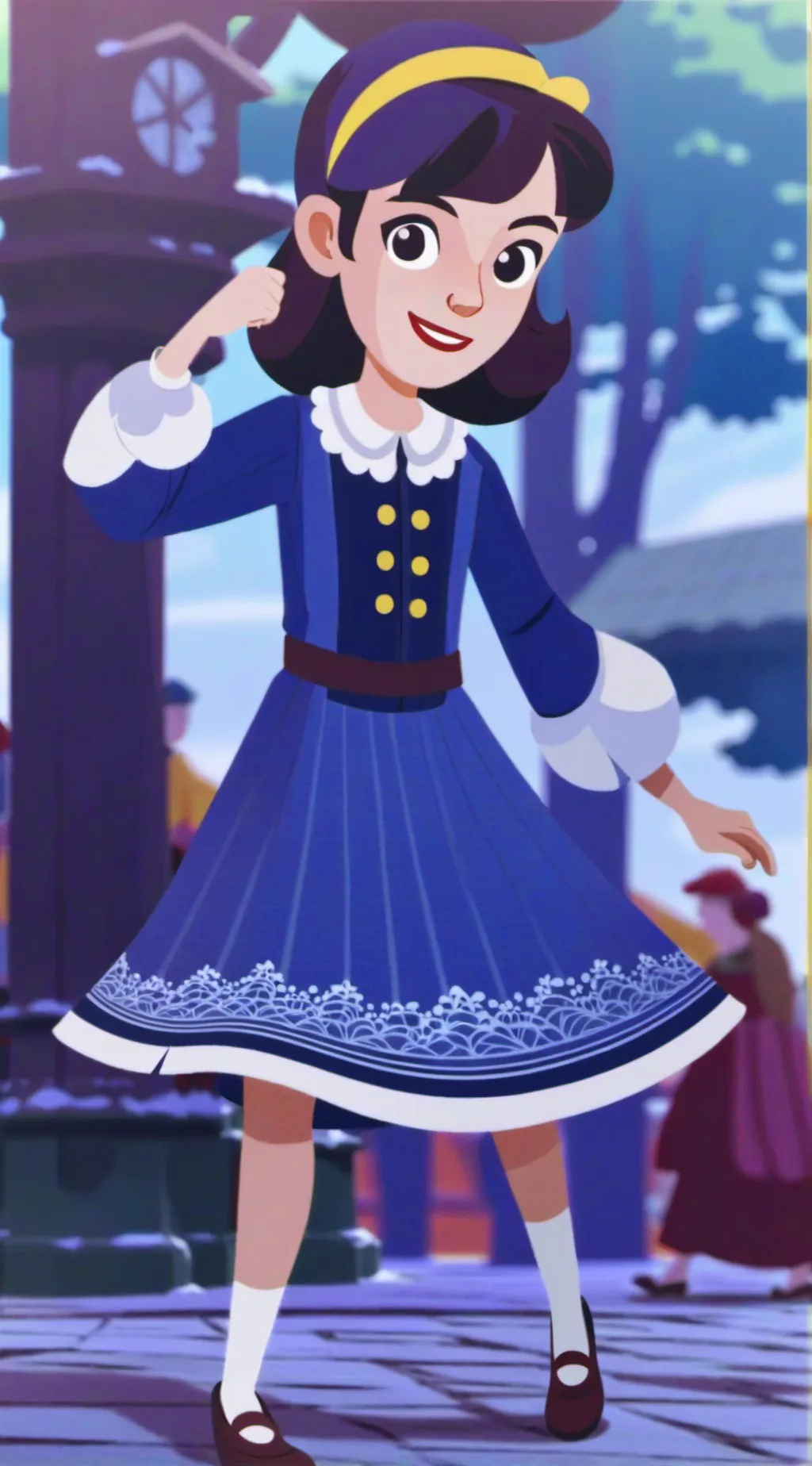 ai character: Nezuko exe background