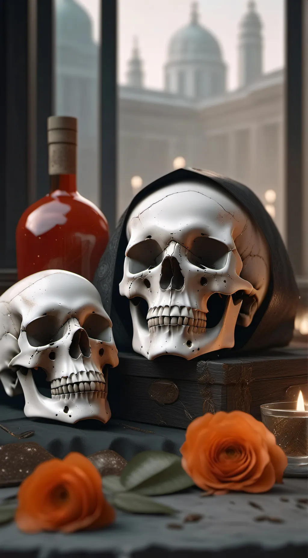 ai character: Die of Death background