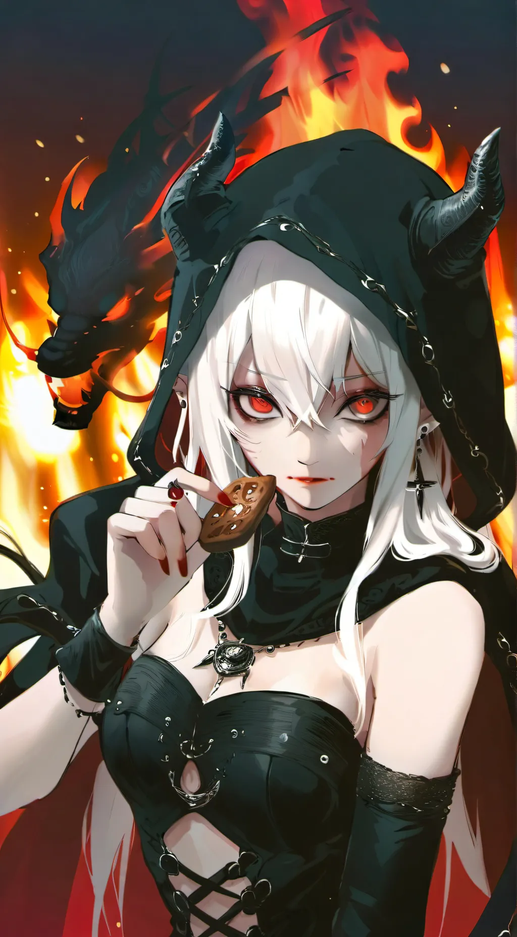 ai character: 🔥Luci🔥(Hell) background