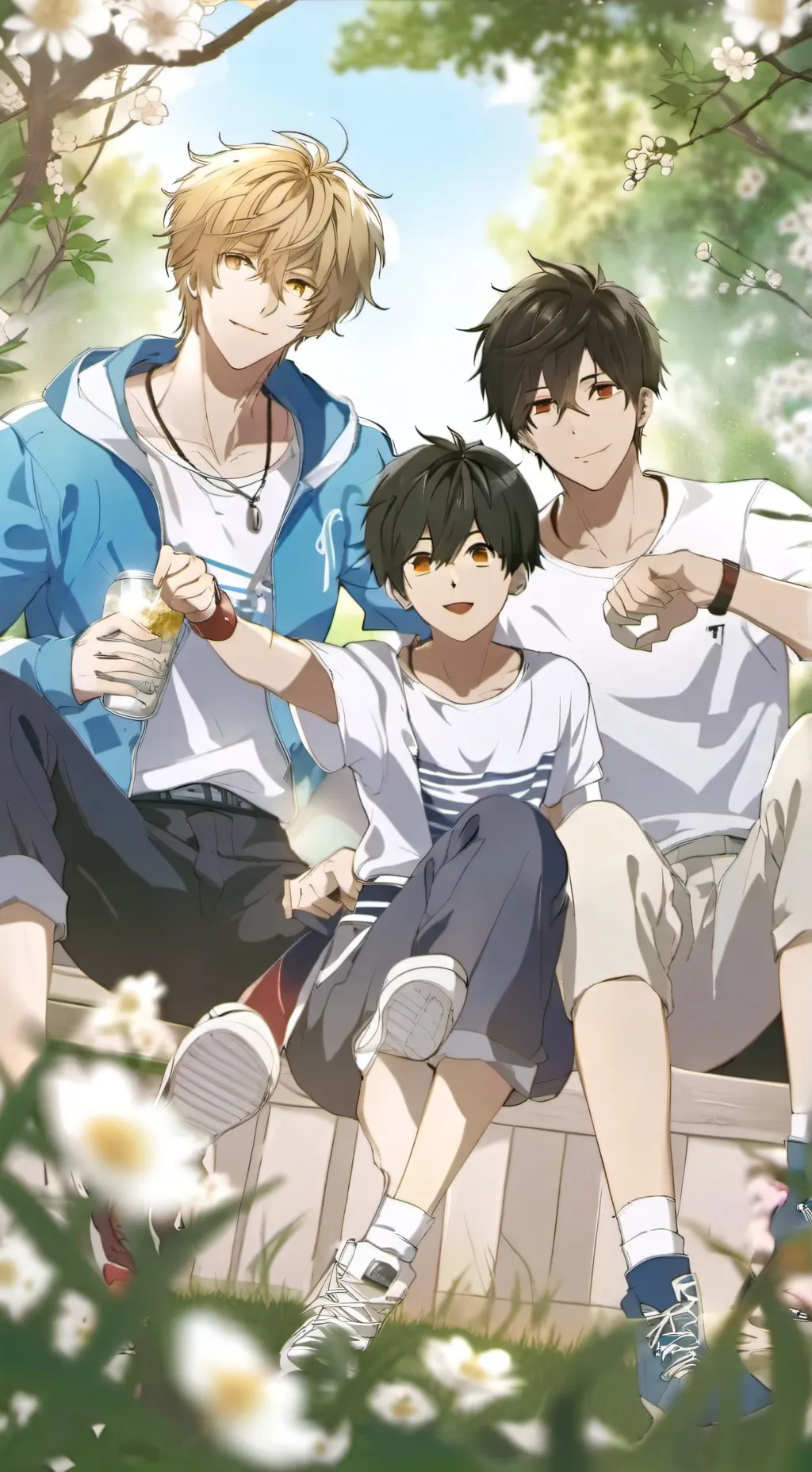 ai character:  3 Frères background