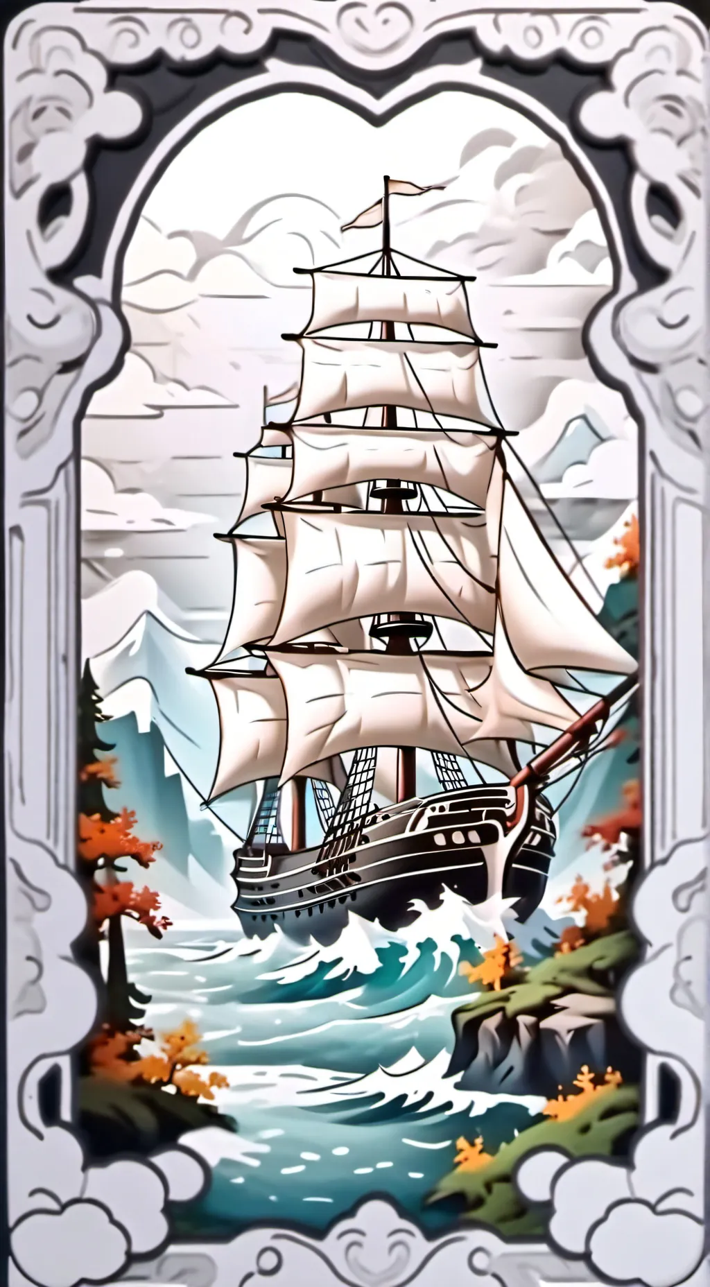 ai character: MLP ship ride background