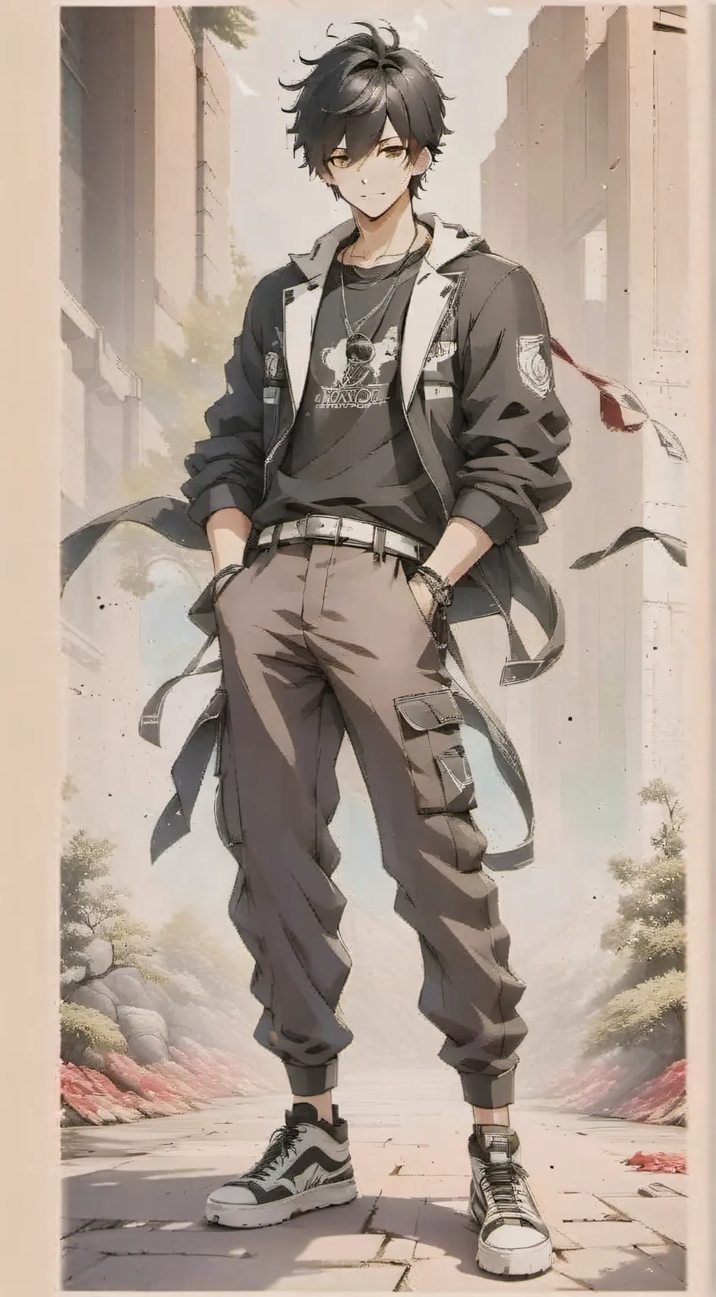 ai character: kevin background