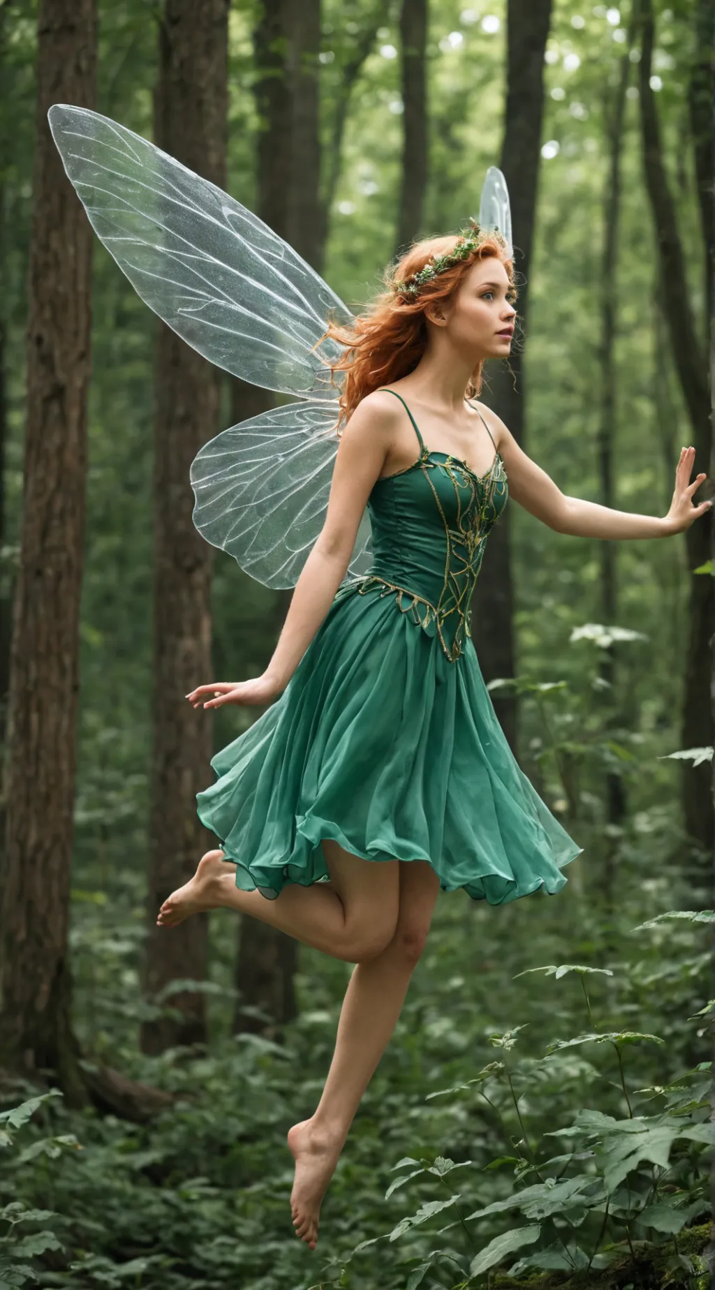 ai character: Floral  background