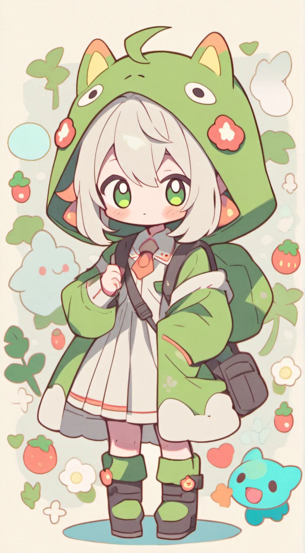 ai character: Announcement 2 background