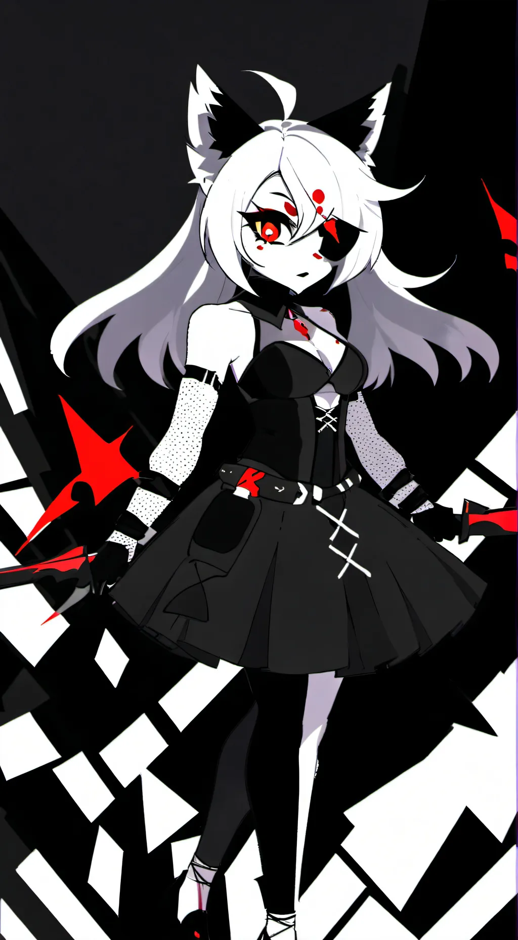 ai character: Loona and octavia background