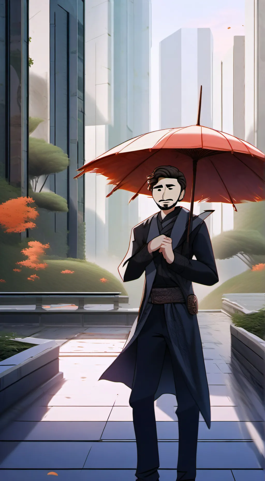 ai character: Krwawa masakra.  background