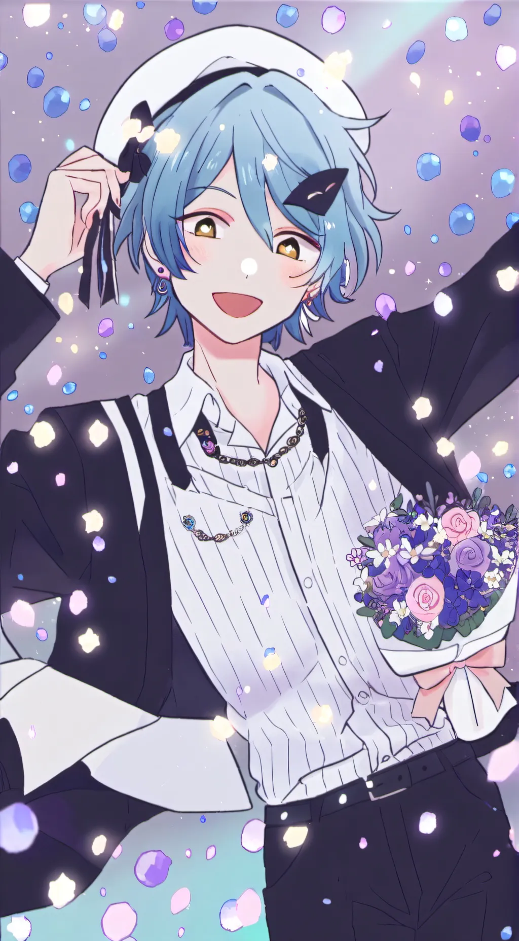 ai character: icecreampie!!  background