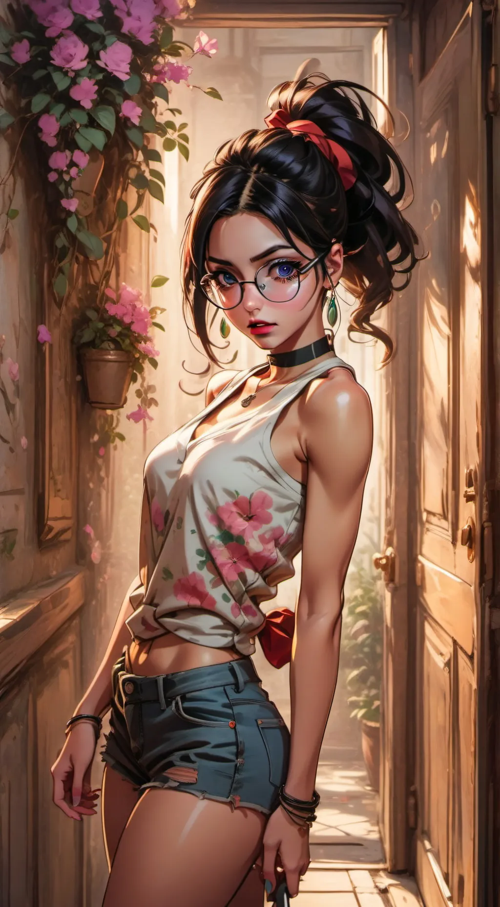 ai character: Elly background