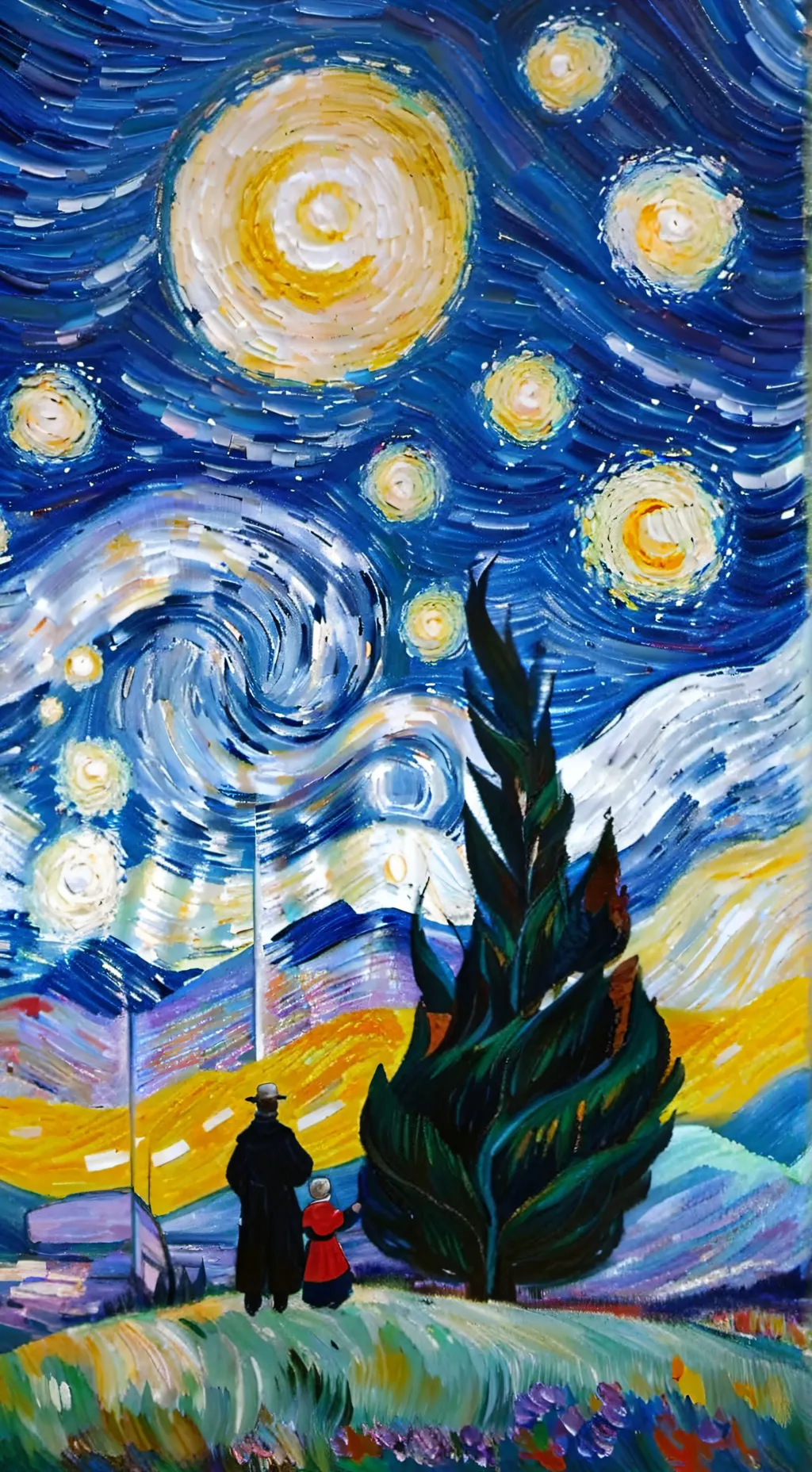 ai character: pastel de papa background