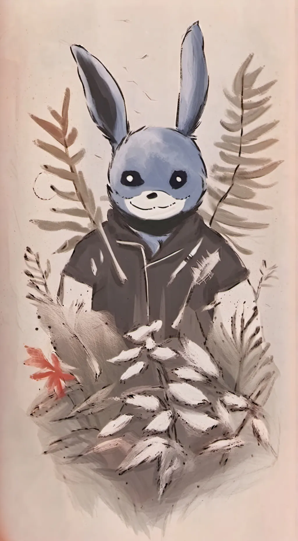 ai character: bluudod boni background