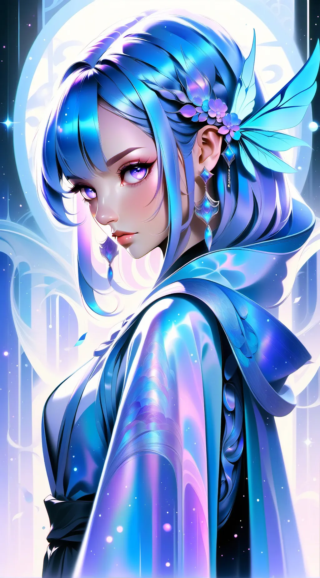 ai character: ~Azuretime~ background