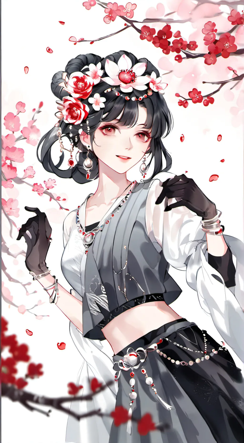 ai character: The means girl background