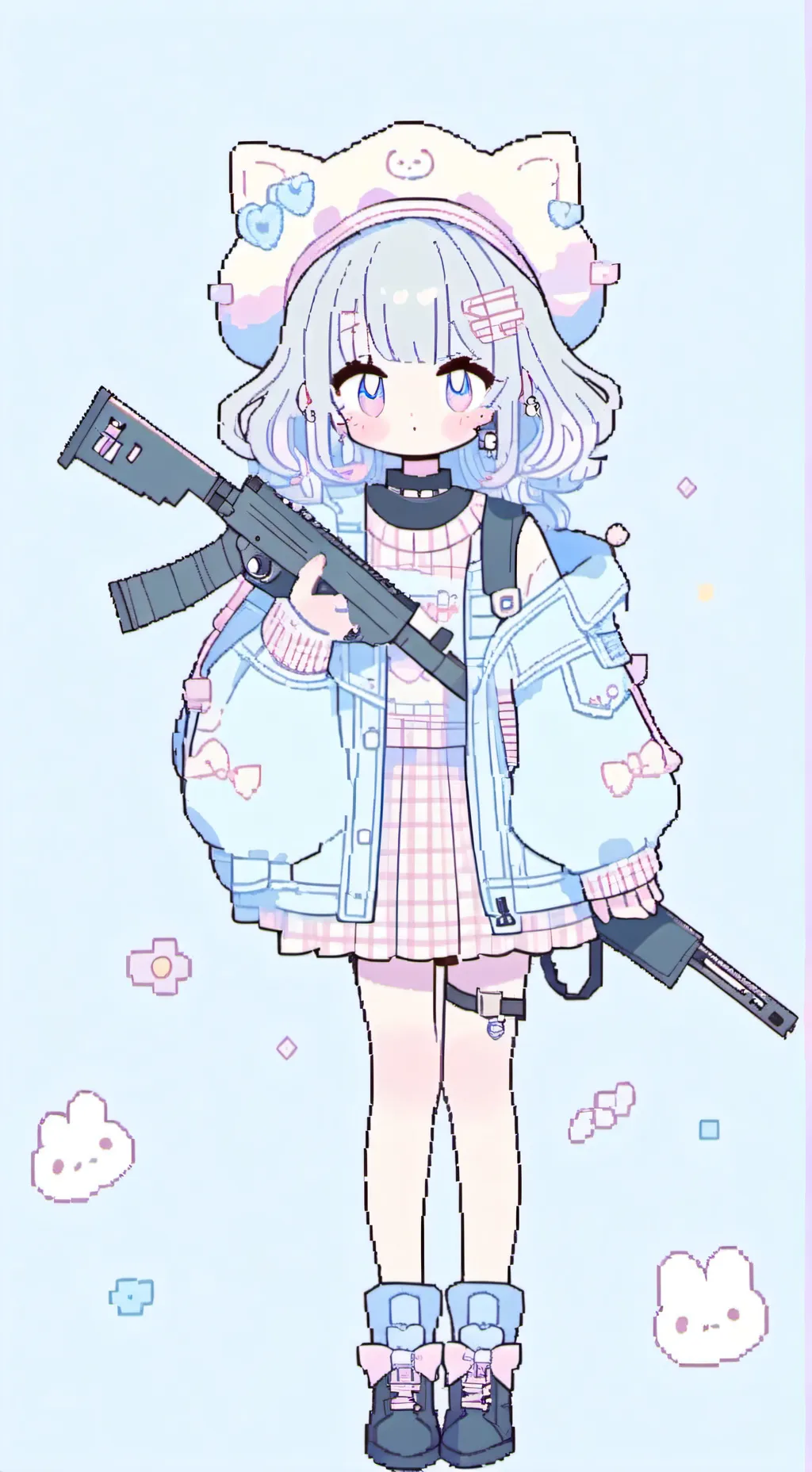 ai character: zombie shelter background