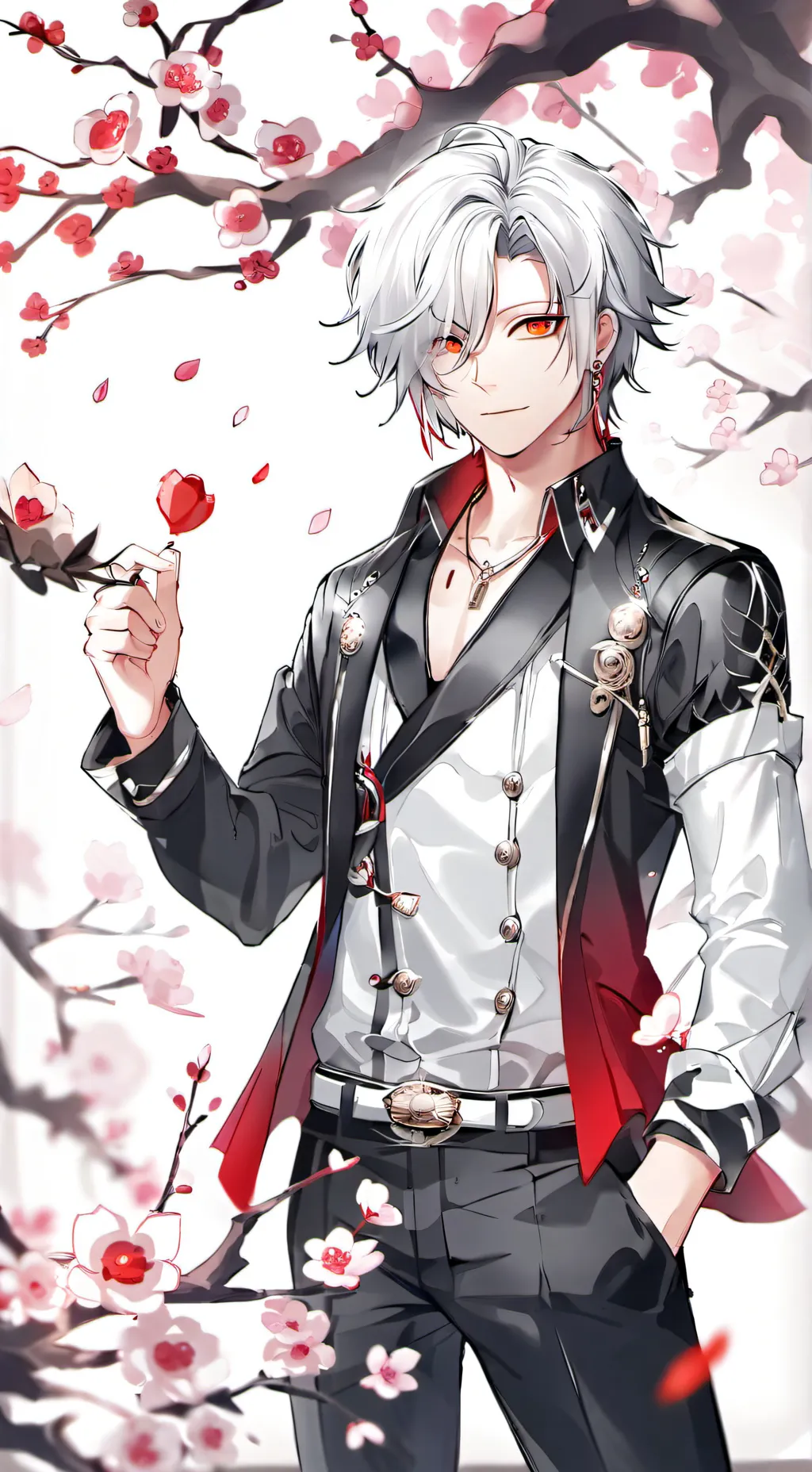 ai character: Shoto Todoroki  background