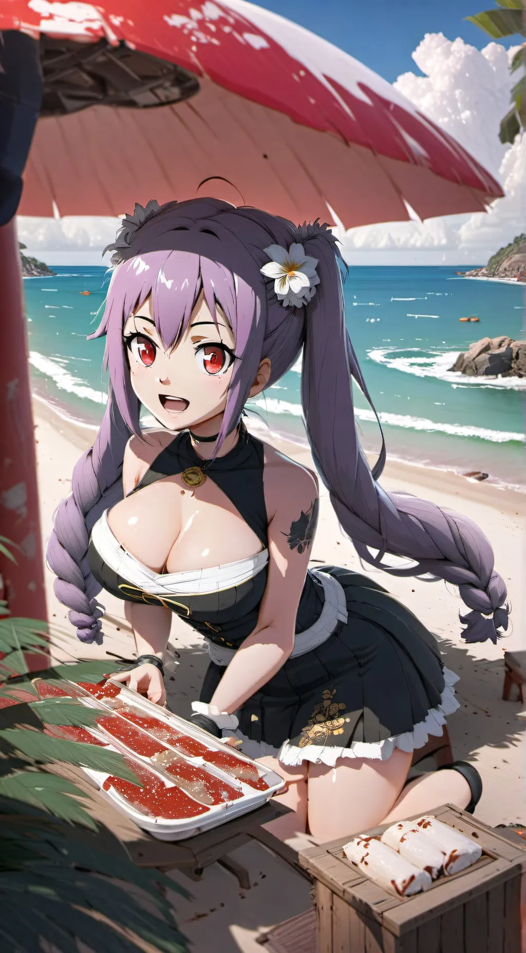 ai character: Lila background