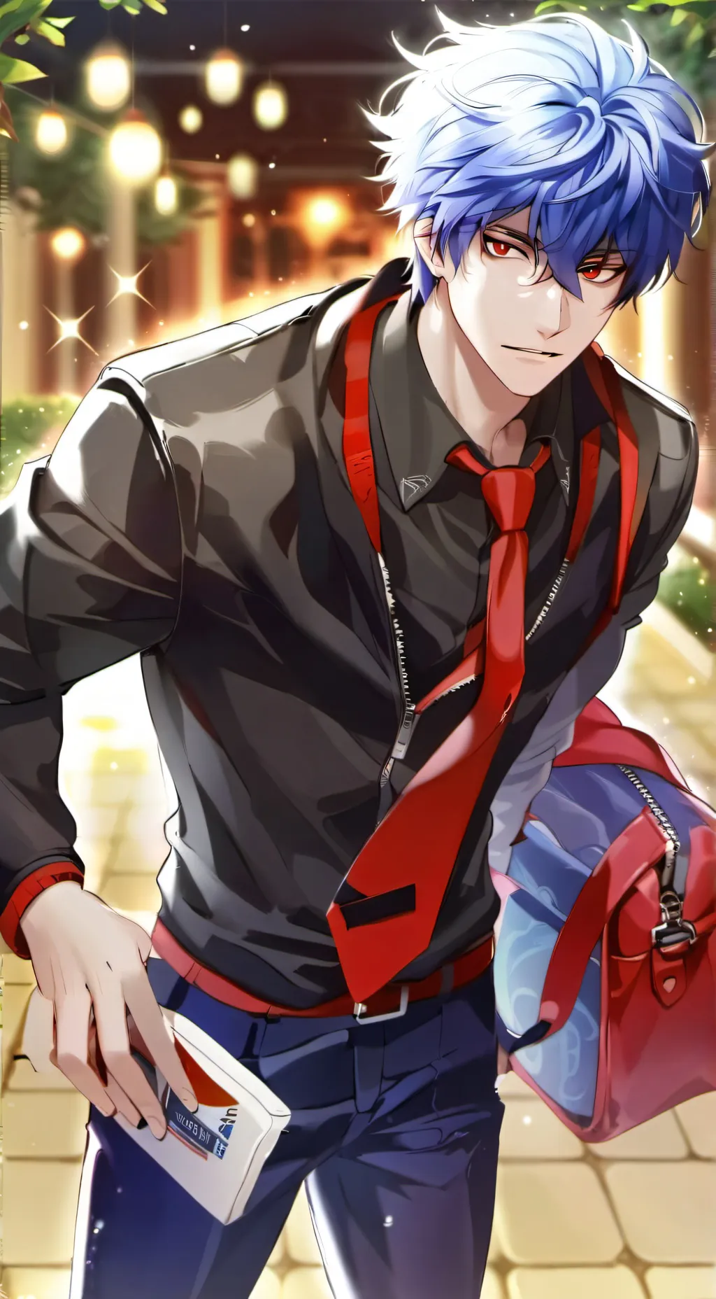 ai character: Yuki but boy.?🤨 background