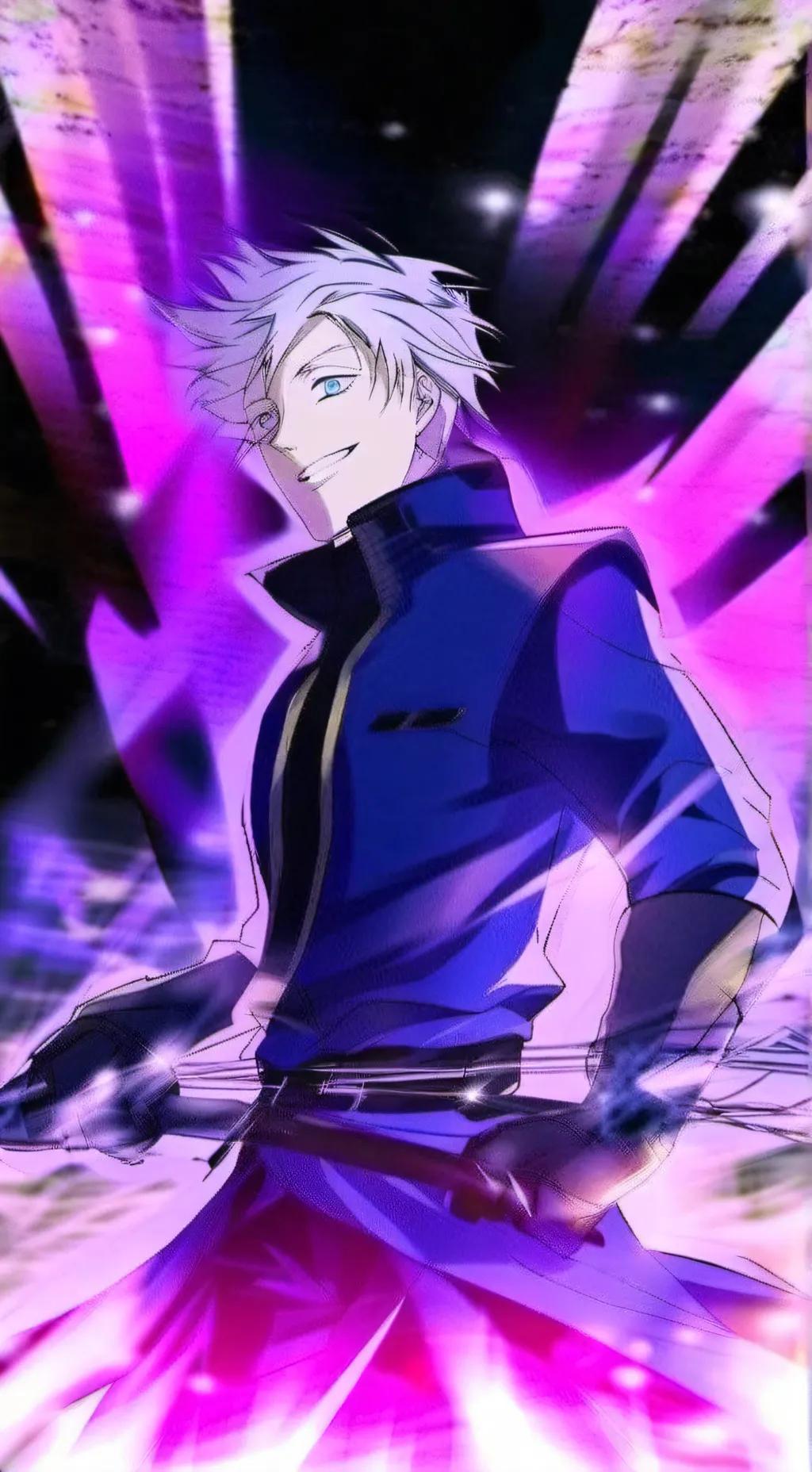 ai character: ★~•gojo•~★ background