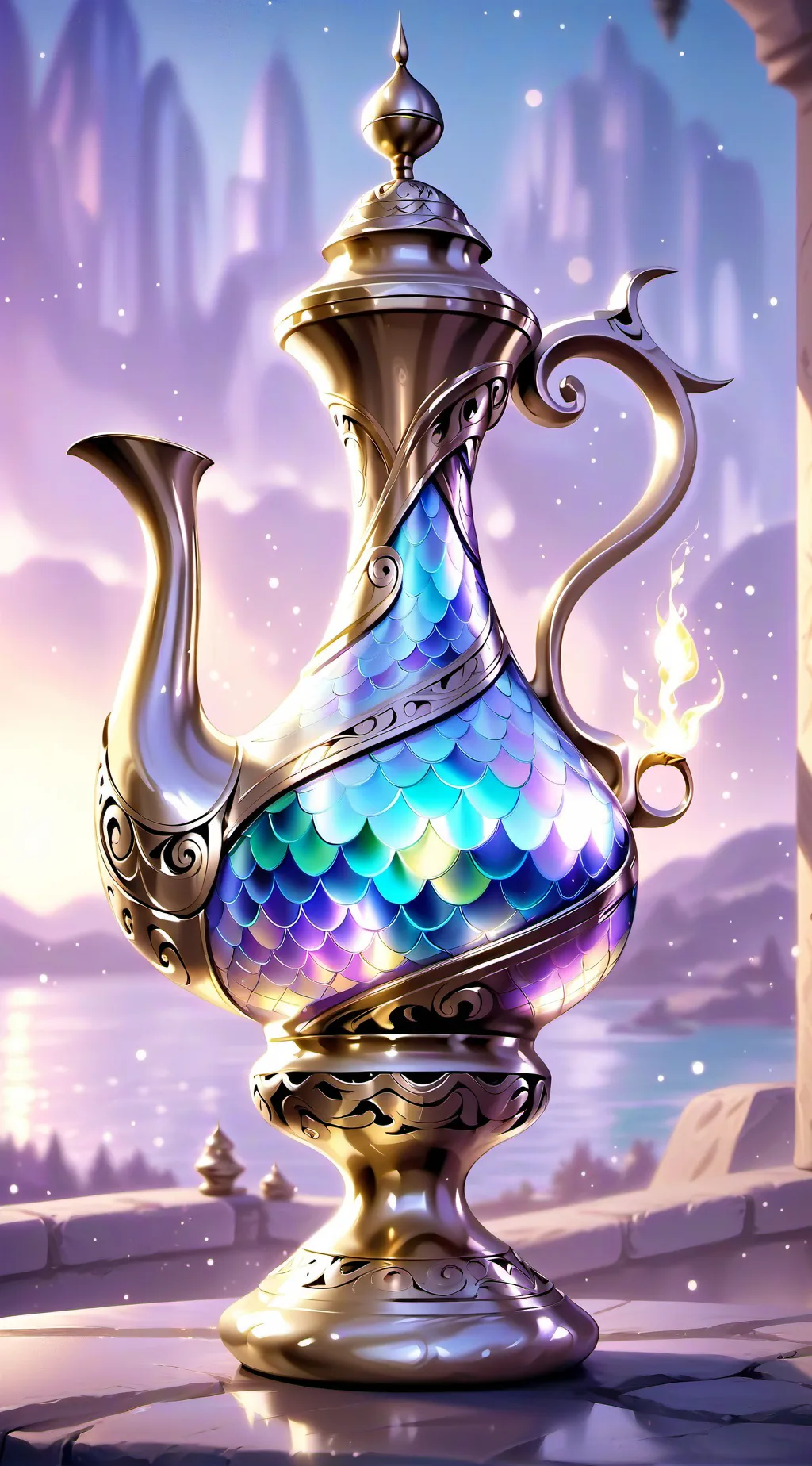 ai character: Your Magical Genie background